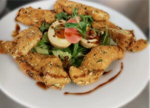 Steirischer Backhendlsalat